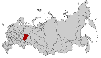 Карта: г. Губаха- Пермский край