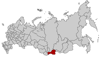 Карта: г. Кызыл- Республика Тыва