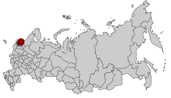 Карта: г. Санкт - Петербург и Ленинградская область